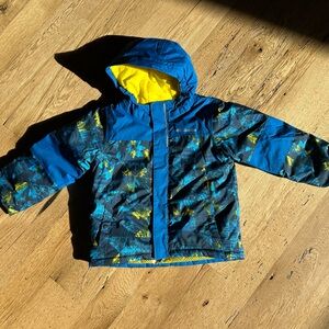 Columbia Yellow and Silver Patterned Jacket